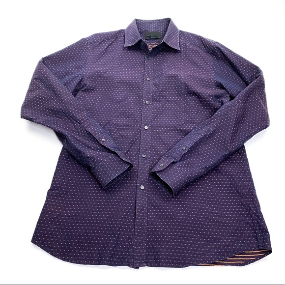 Diesel Black Gold Men’s Shirt Purple Size 52 - Picture 1 of 12